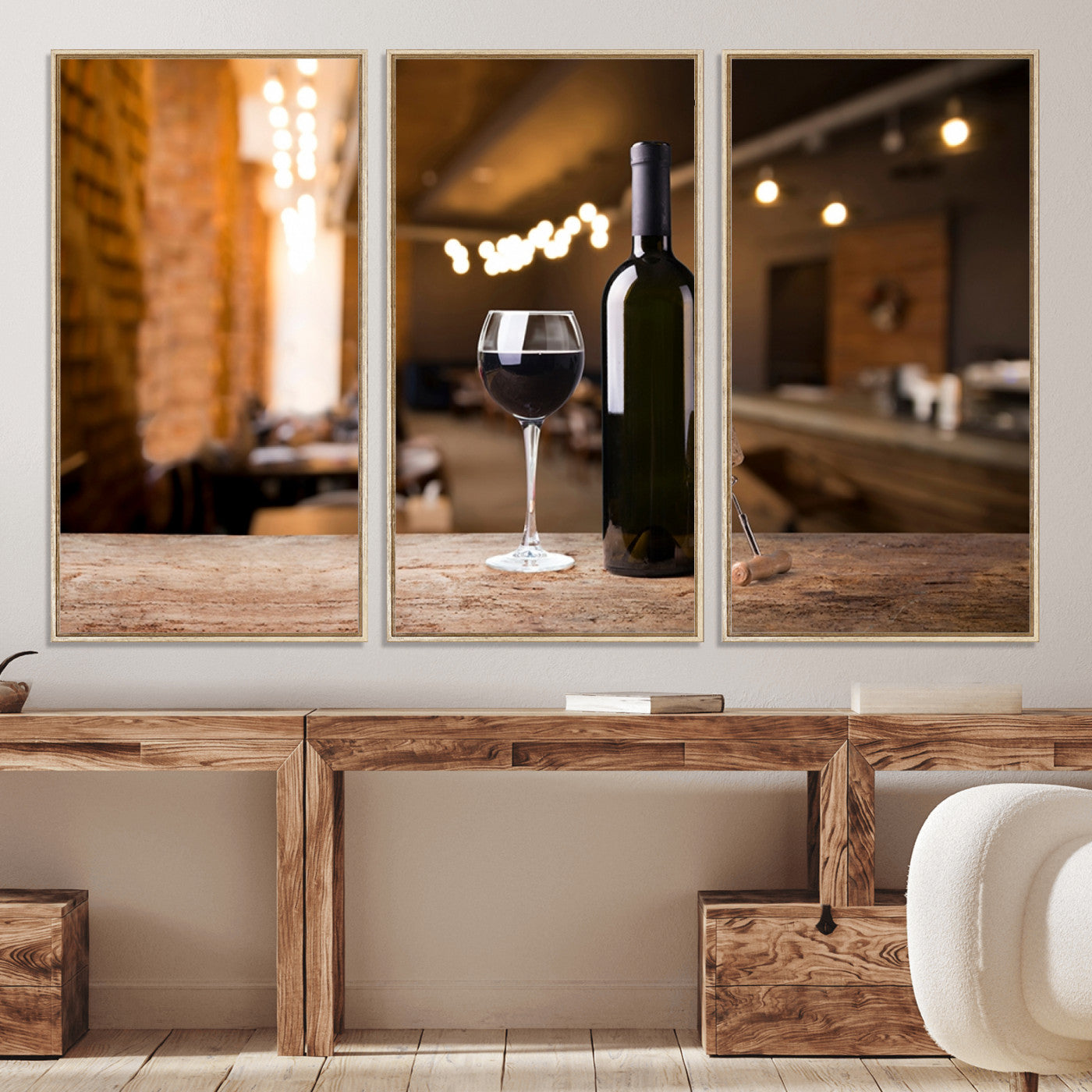 85278-MGV-CV-36X24-Wine and Bottle Wall Art Canvas Print