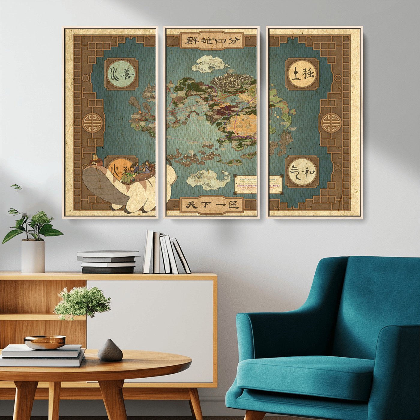 MGV-FC-48X32-3P - Push Pin World Map Canvas Print – Framed Wall Art for Couples to Track Their Travels – Anniversary