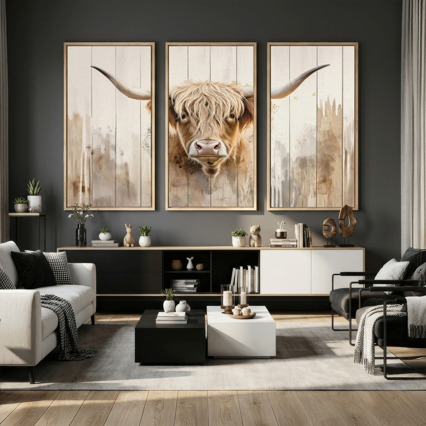 83059-MGV-CV-36X24 - Vibrant Autumn Landscape Canvas Wall Art - Fall Foliage and Mountain View Print for Home, Farmhouse, and Cozy Cabin Decor, Ready to Hang