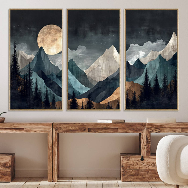 Framed Wall Art Canvas Print