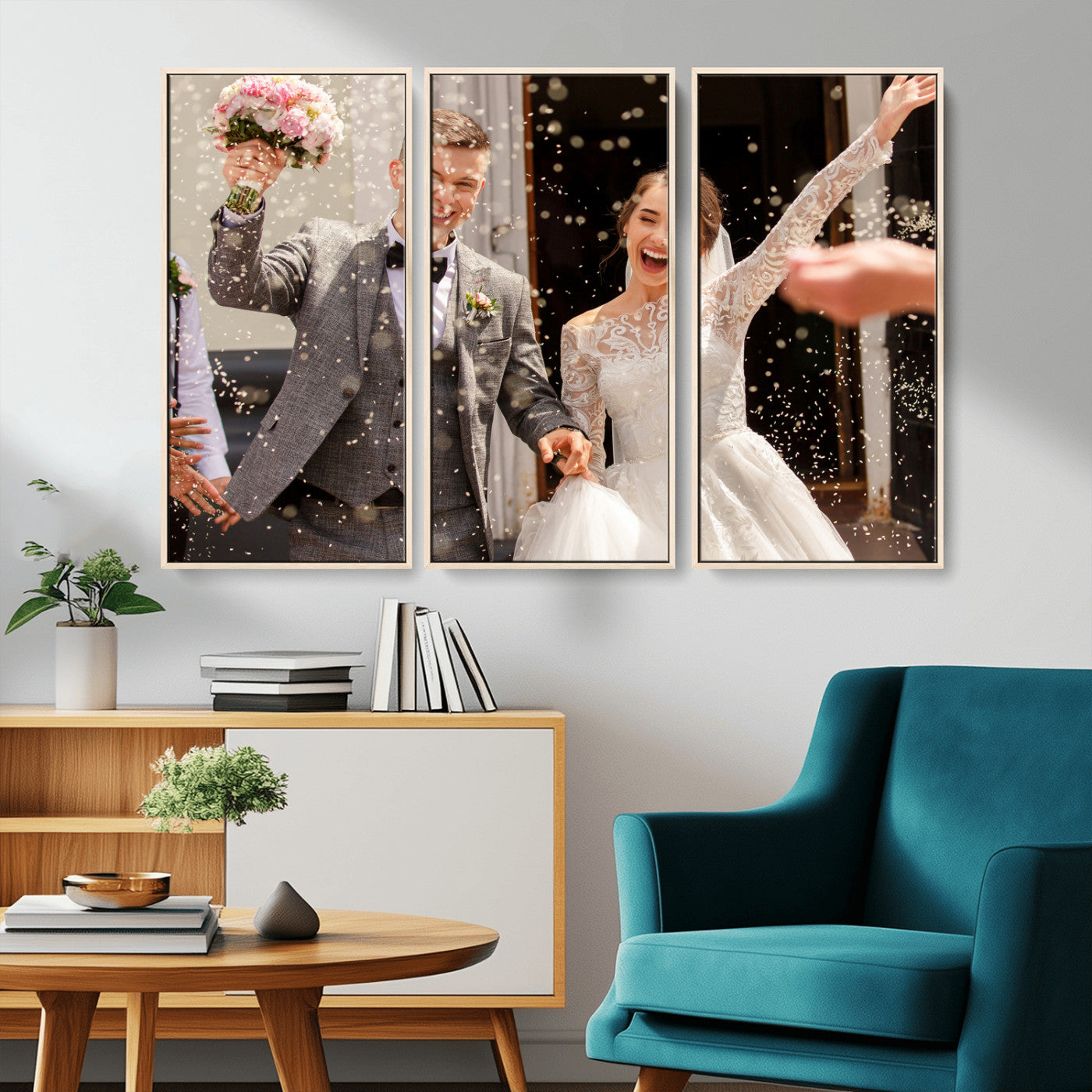 Framed Create Your Canvas Print - Personalized Wall Art for Home Decor Wall Art Print, Create Your Own Photo Canvas Print