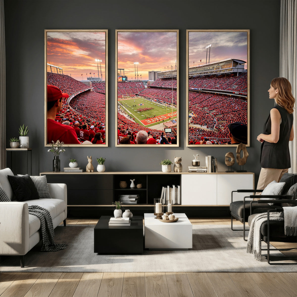 94754966-MGV-CV-36X24 - Stadium Wall Art Canvas Print