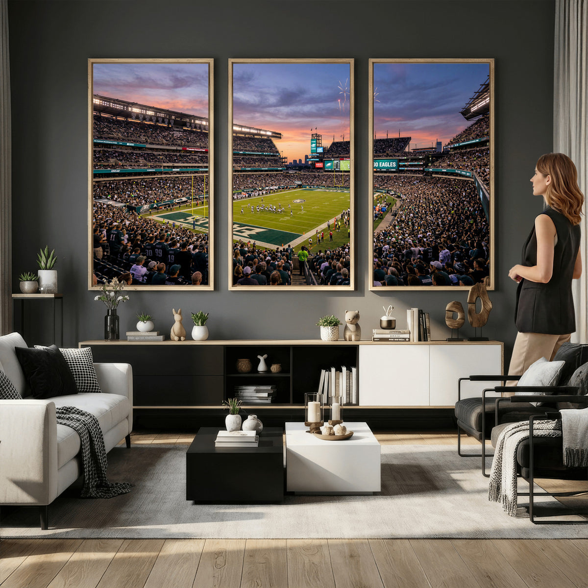 15549432-MGV-CV-36X24 - Stadium Wall Art Canvas Print