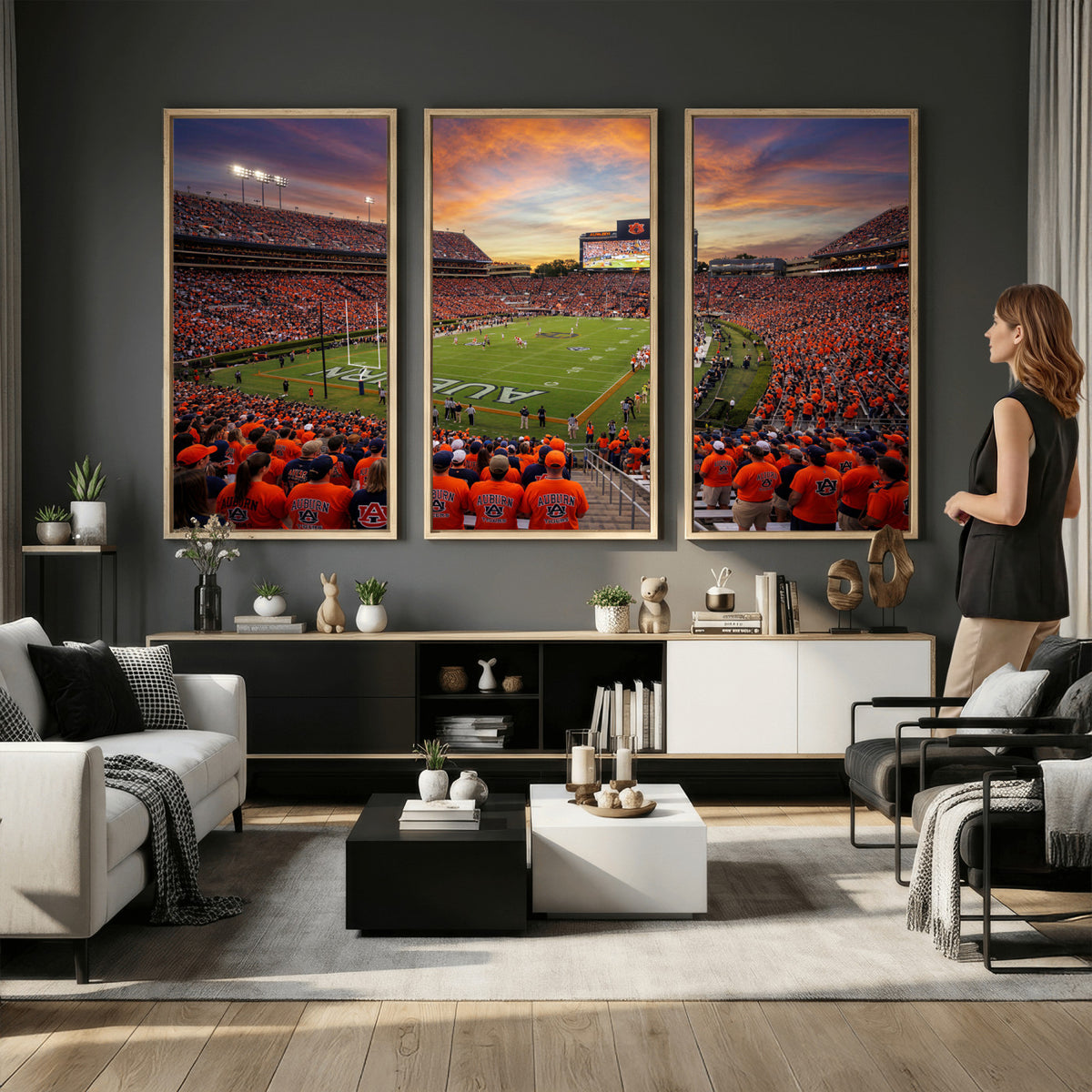 46347891-MGV-CV-36X24 - Stadium Wall Art Canvas Print