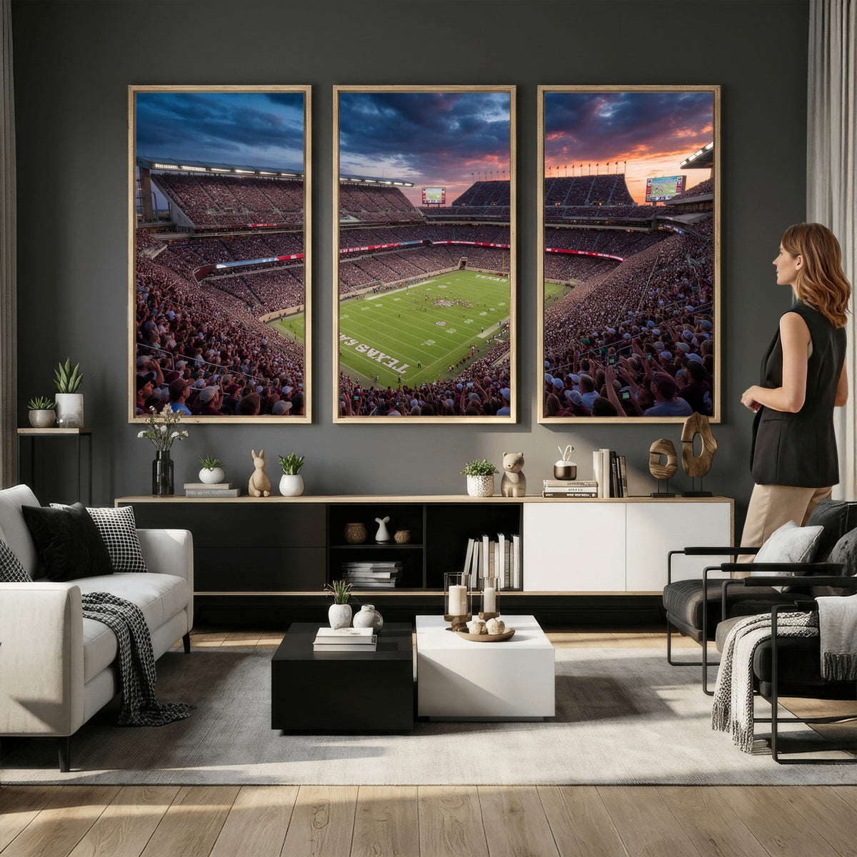 55475837-MGV-CV-36X24 - Stadium Wall Art Canvas Print