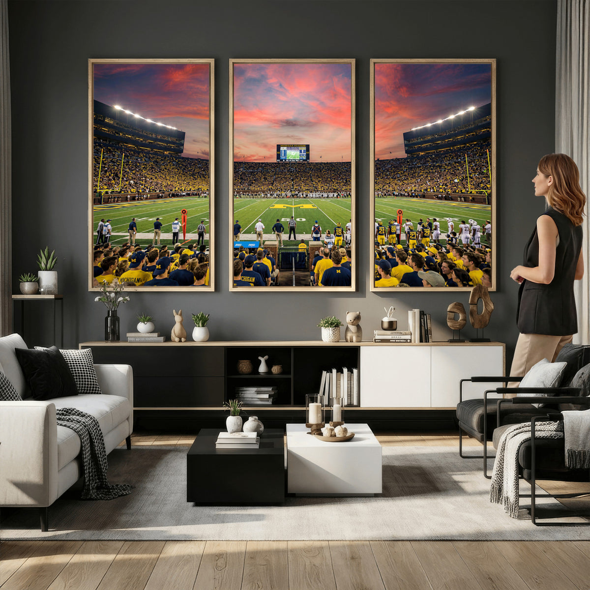 47185949-MGV-CV-36X24 - Stadium Wall Art Canvas Print
