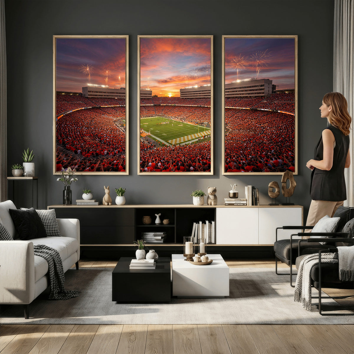 66964685-MGV-CV-36X24 - Stadium Wall Art Canvas Print