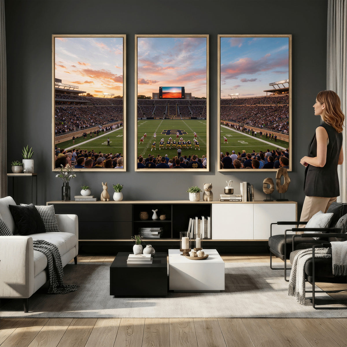 54464530-MGV-CV-36X24 - Stadium Wall Art Canvas Print
