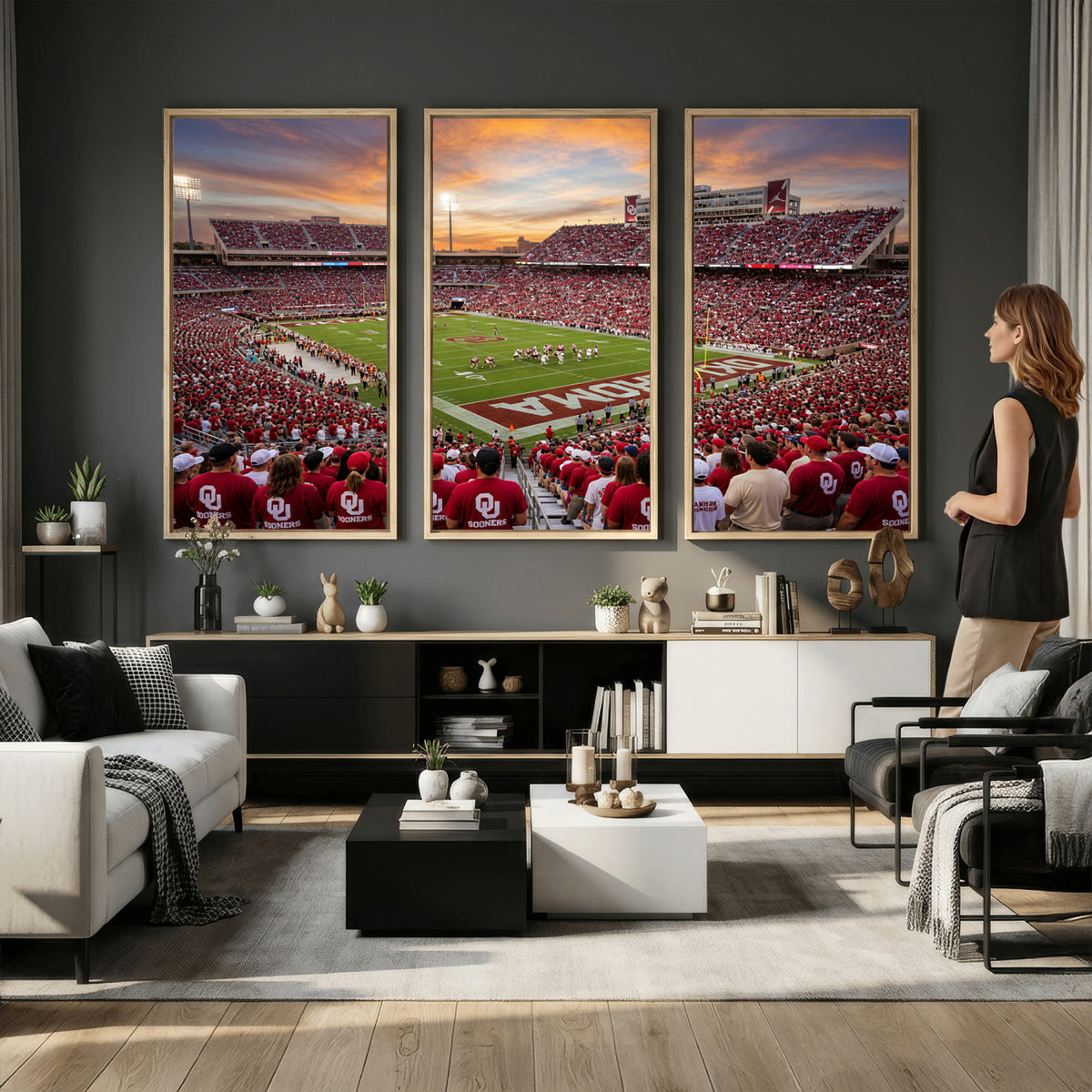 92718741-MGV-CV-36X24 - Stadium Wall Art Canvas Print