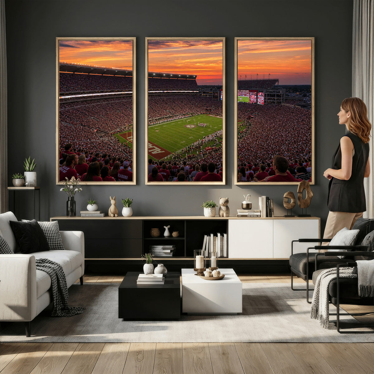91782096-MGV-CV-36X24 - Stadium Wall Art Canvas Print