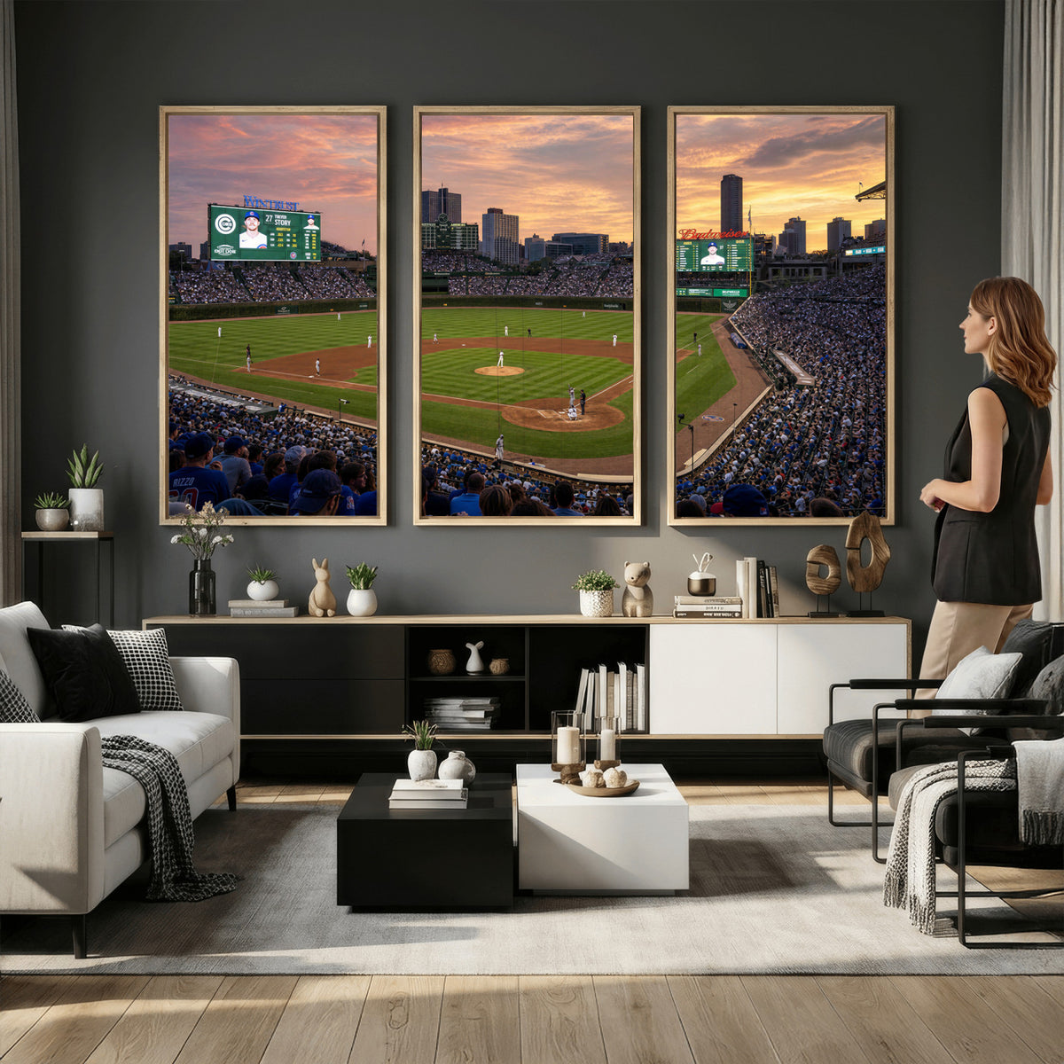 41641466-MGV-CV-36X24 - Stadium Wall Art Canvas Print