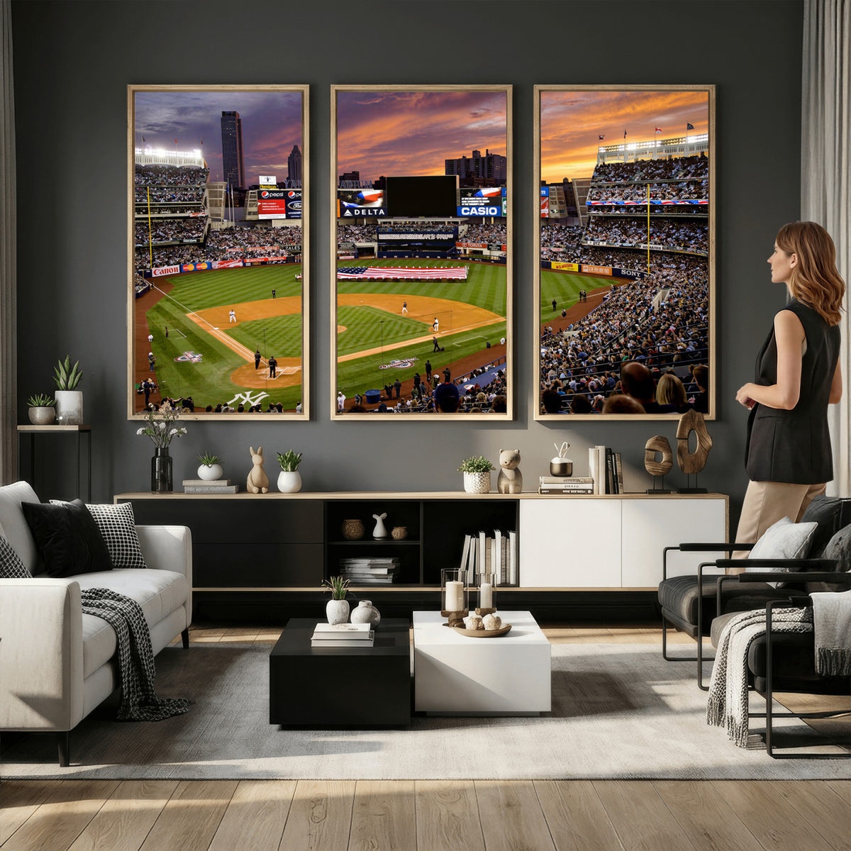 39000124-MGV-CV-36X24 - Stadium Wall Art Canvas Print