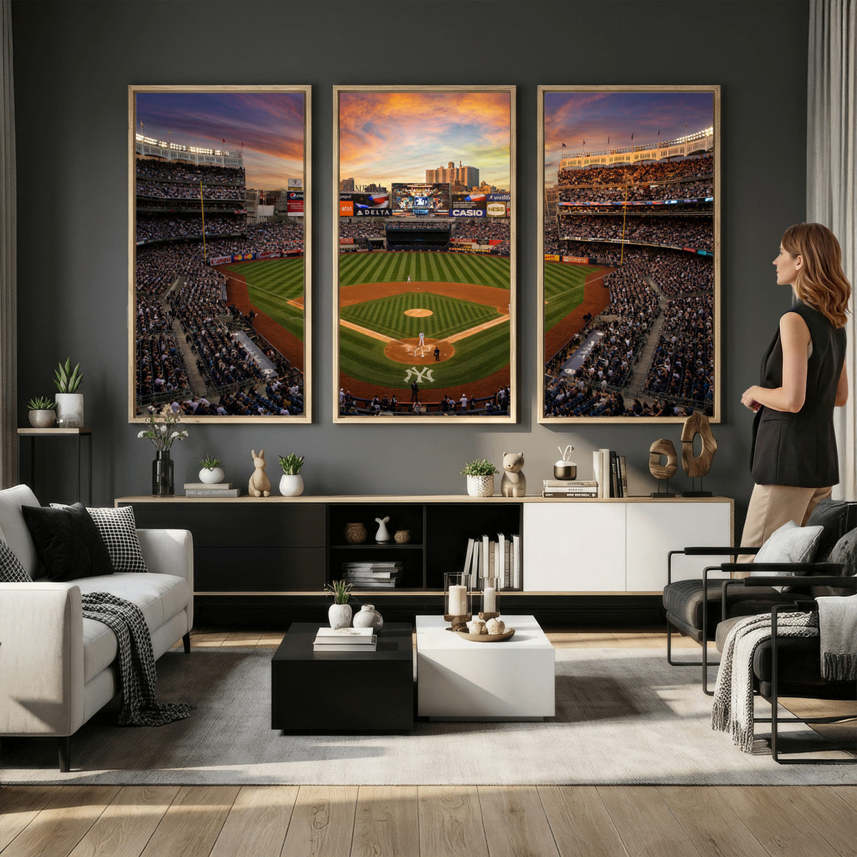 71157927-MGV-CV-36X24 - Stadium Wall Art Canvas Print