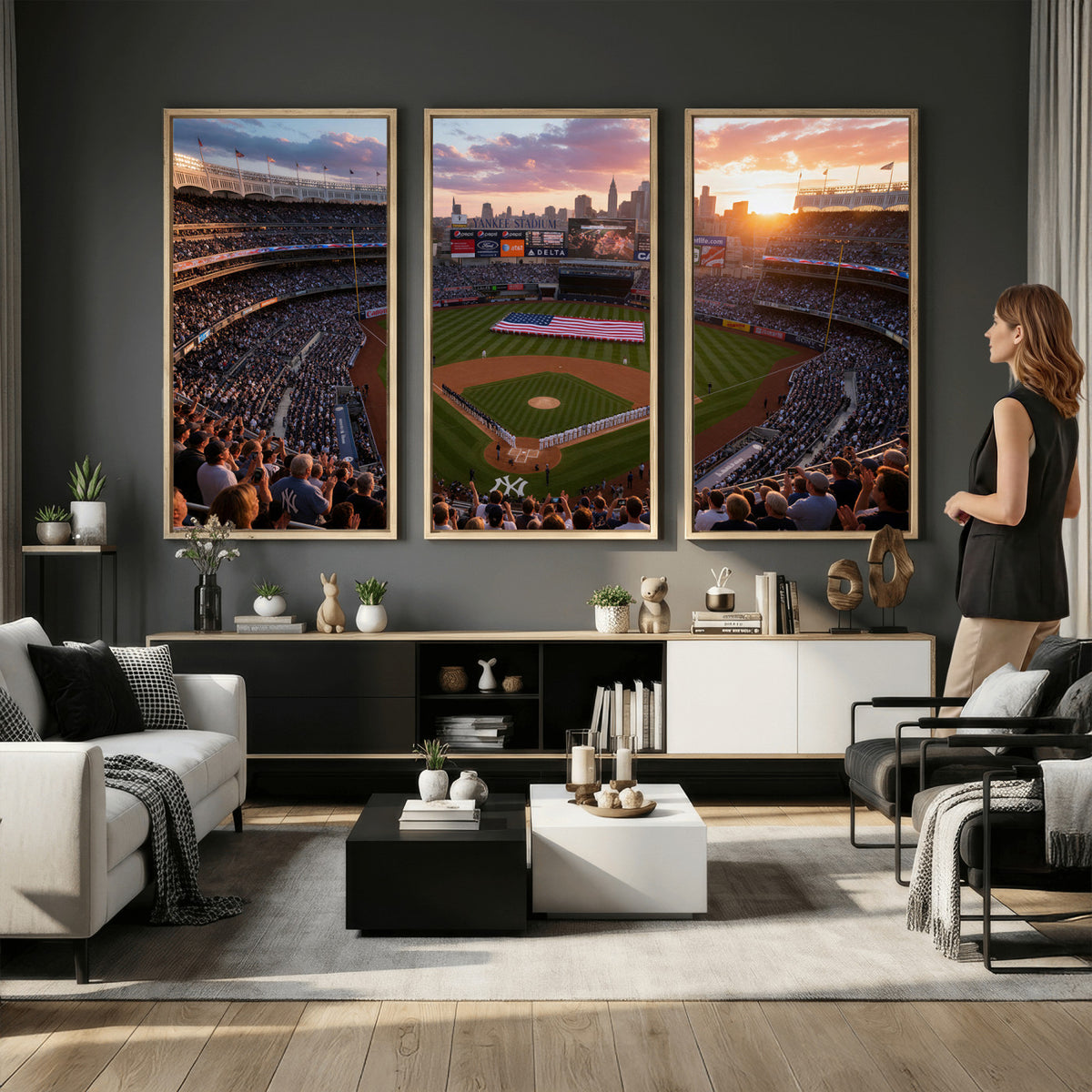 43632742-MGV-CV-36X24 - Stadium Wall Art Canvas Print