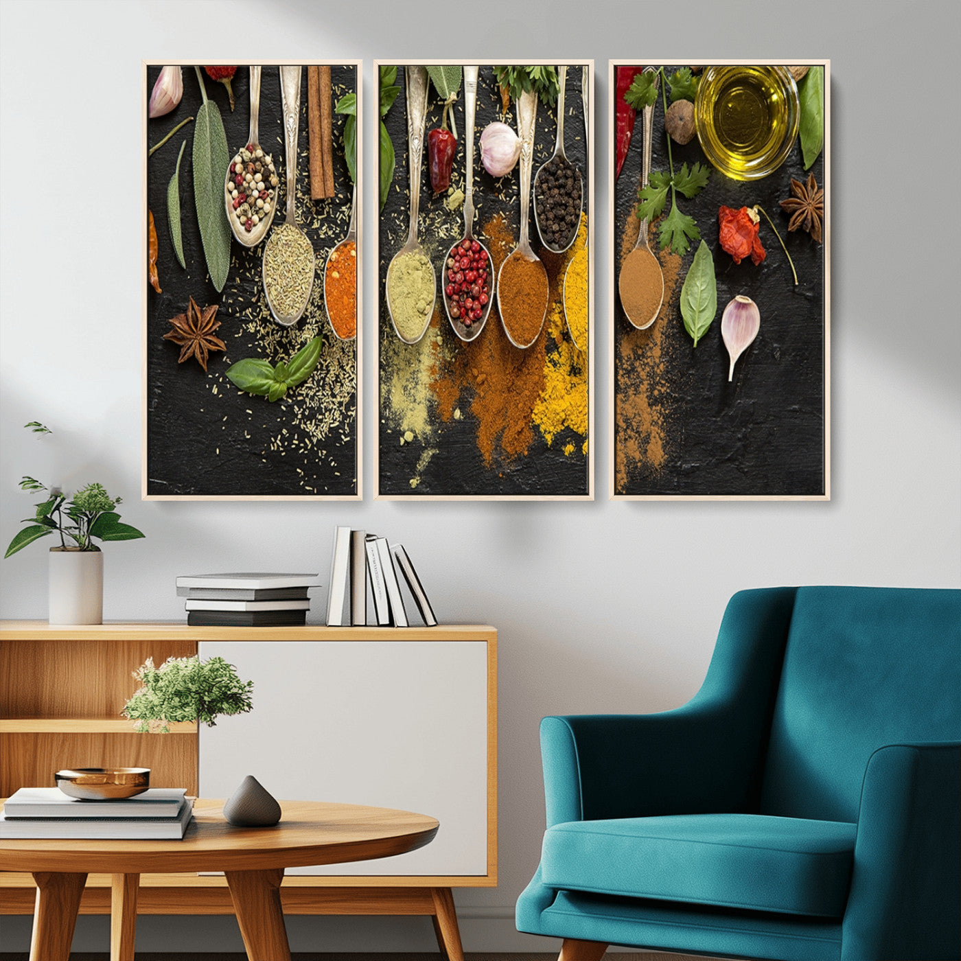 MGV-FC-48X32-3P - Spices Wall Art Canvas Print