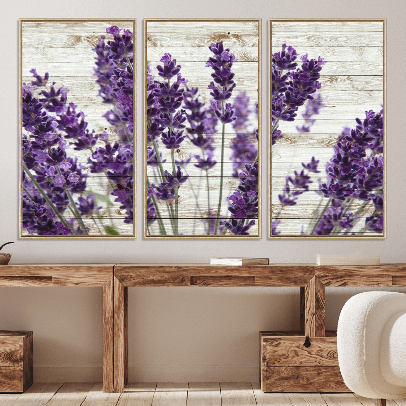 35576-MGV-CV-36X24-Lavender Canvas Wall Art Flower Print