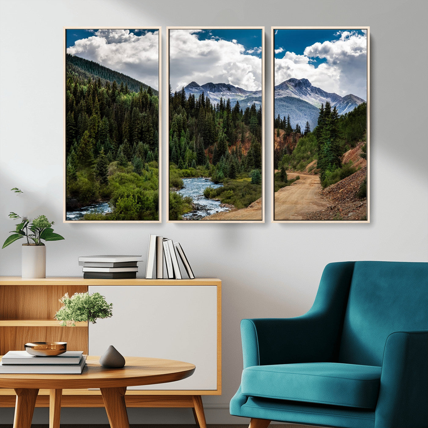 MGV-FC-48X32-3P - San Juan Nal Forest Wall Art Landscape Canvas Print