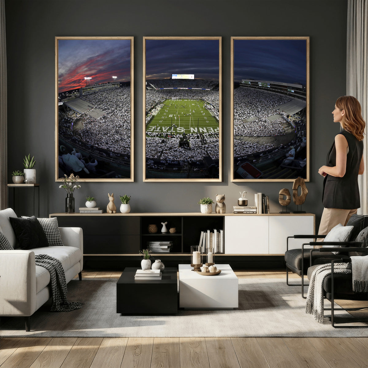 59877-MGV-CV-36X24 - Penn State University Nittany Lions Football Team Print