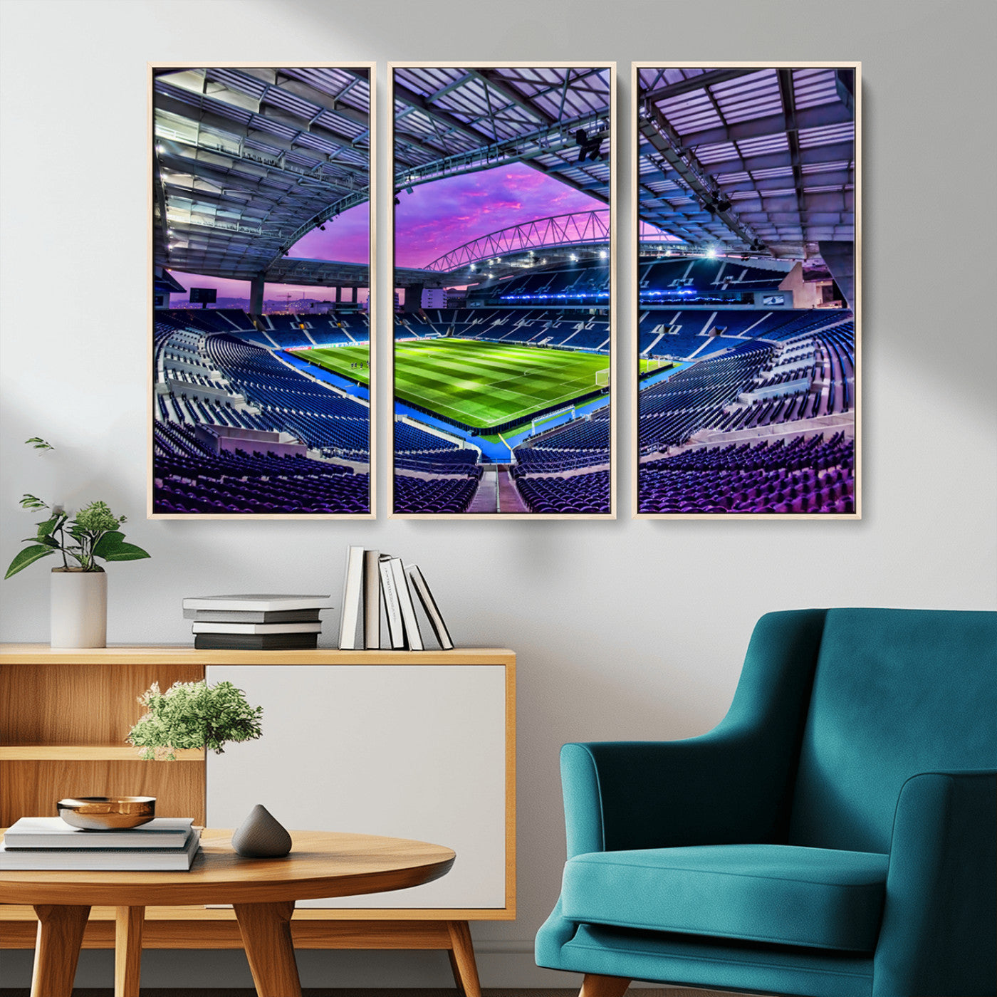 MGV-FC-48X32-3P - FC Porto Soccer Team Print Canvas- Dragon Stadium Wall Art Canvas Print
