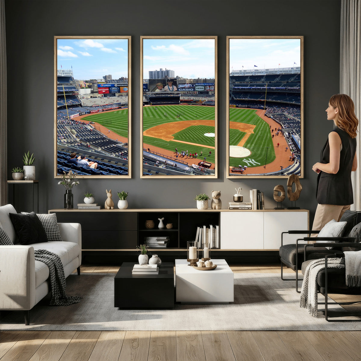 98047-MGV-CV-36X24 - Buffalo Bills Stadium Wall Art, Buffalo Bills Decor, NFL Fan Gift