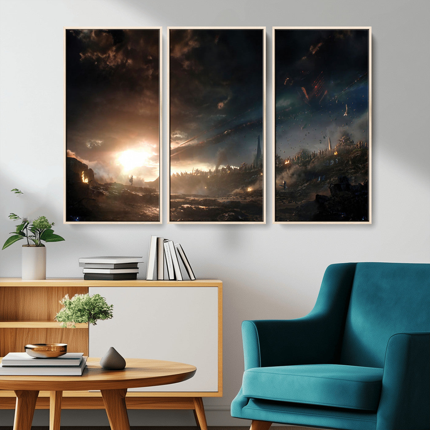 MGV-FC-48X32-3P - Avengers Planet Wall Art Canvas Print
