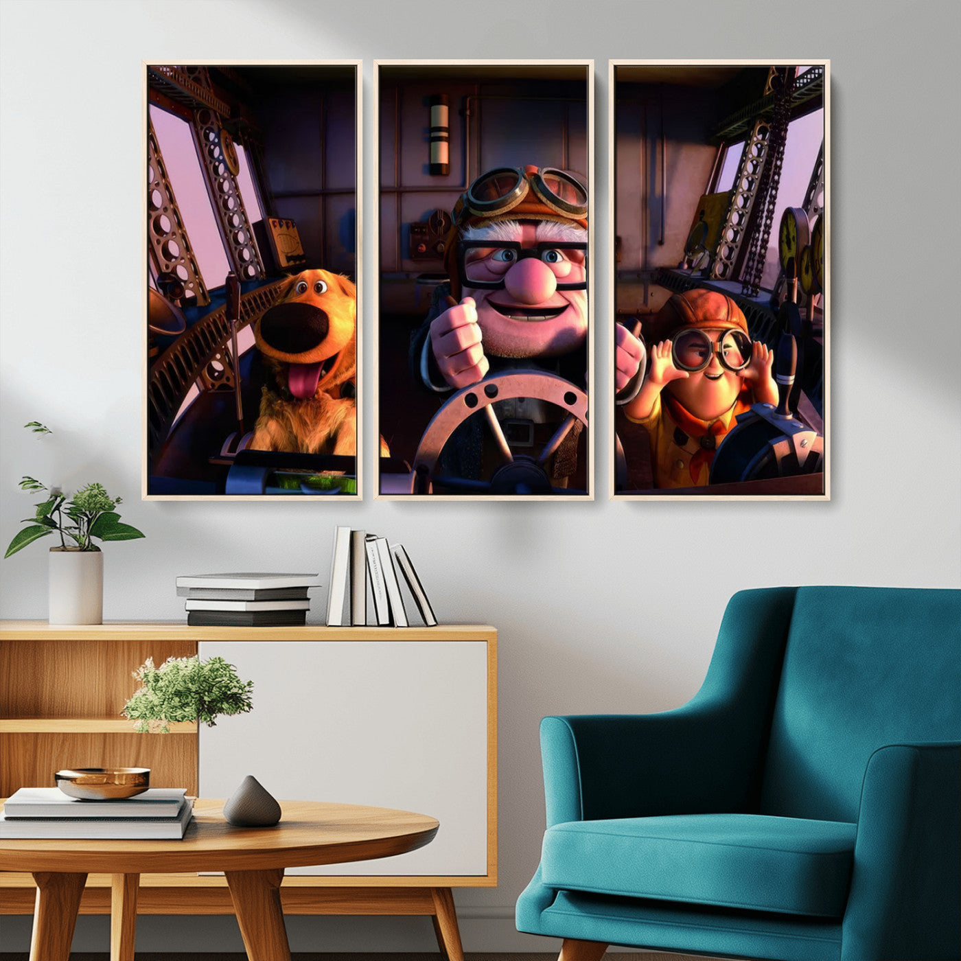 MGV-FC-48X32-3P - Carl Russel And Dog, Movie Up Poster, Movie Up Wall Art, Movie Up Poster Print, Carl