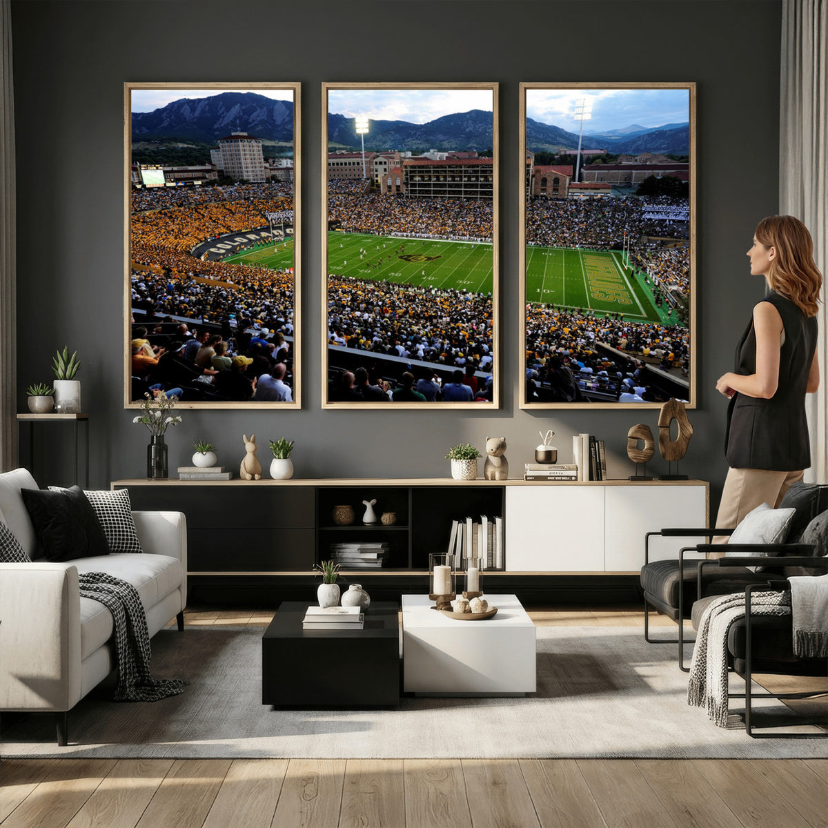 60552-MGV-CV-36X24 - Folsom Field, University of Colorado Buffaloes Football