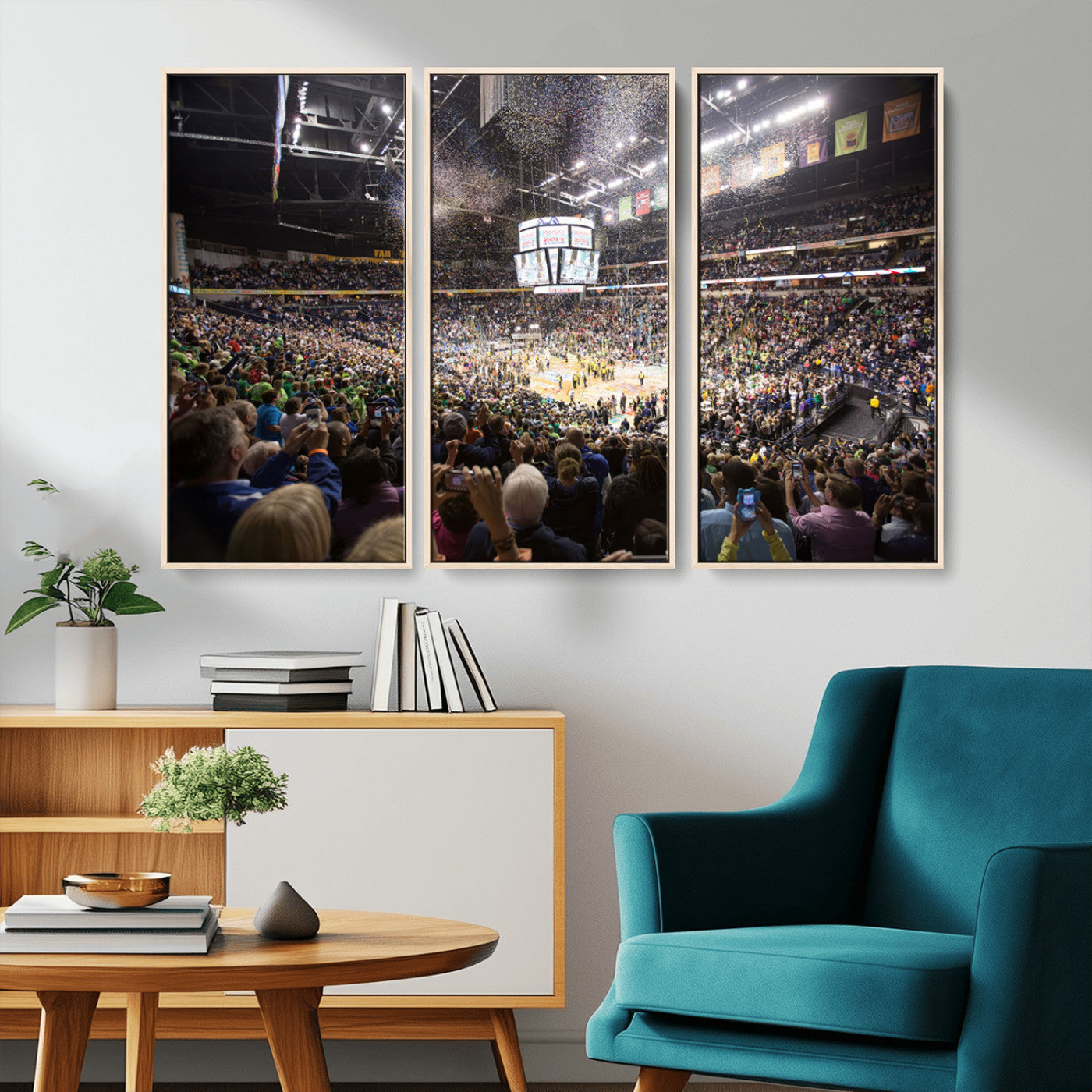 MGV-FC-48X32-3P - Bridgestone Arena Wall Art Canvas | Nashville Predators Hockey Team Print | Canvas Print | Ready to