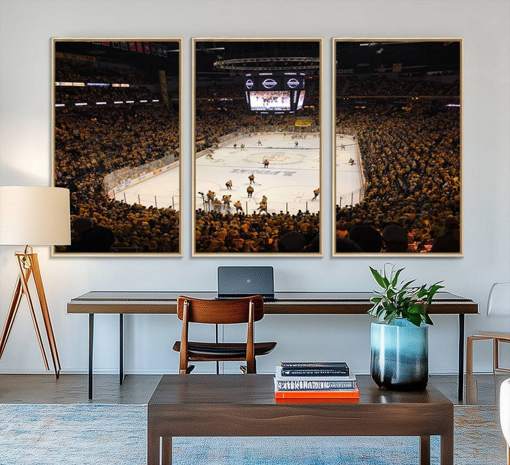 Nashville Predators Wall Art Canvas Print.