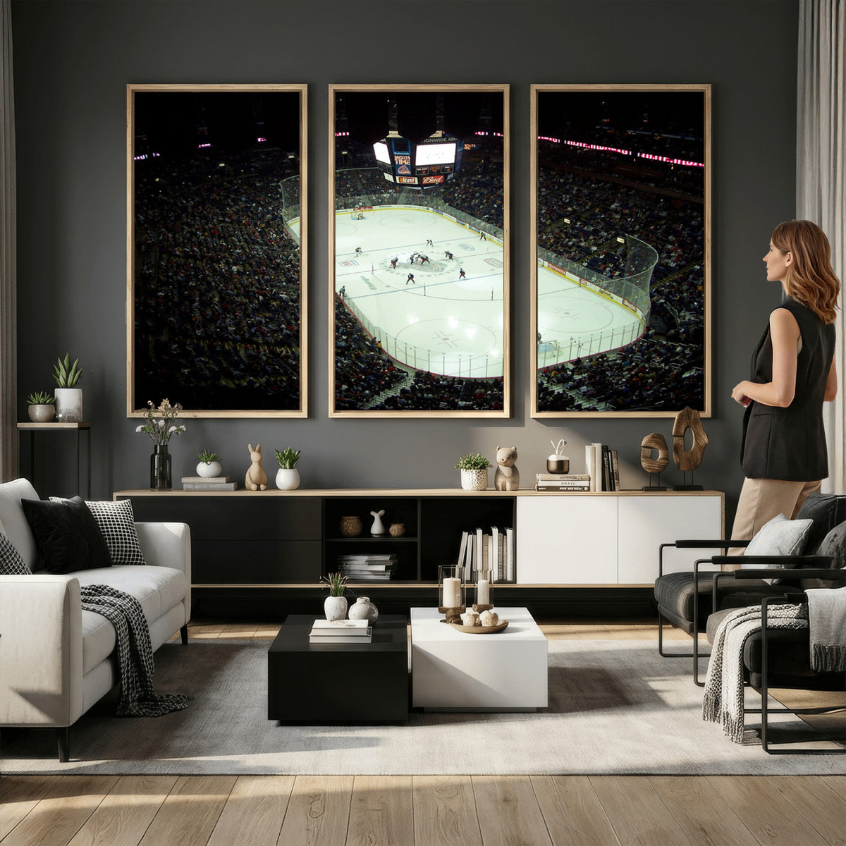38823-MGV-CV-36X24 - Nationwide Arena Ohio Columbus Blue Jackets Hockey Stadium