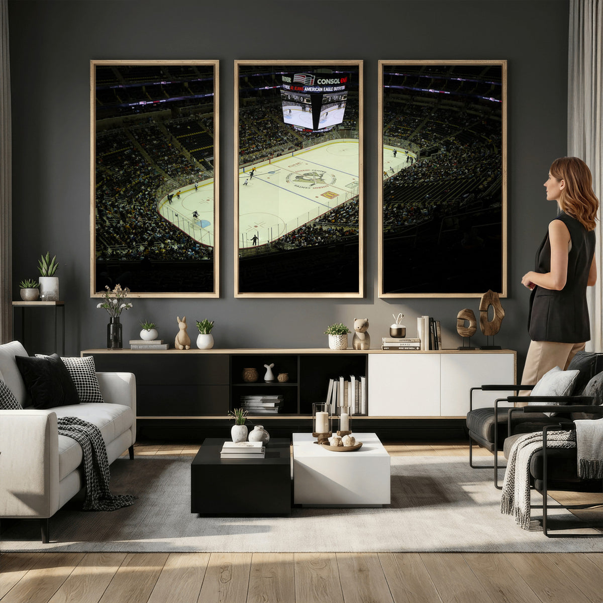 52168-MGV-CV-36X24 - PPG Paints Arena Pennsylvania Pittsburgh Penguins Hockey