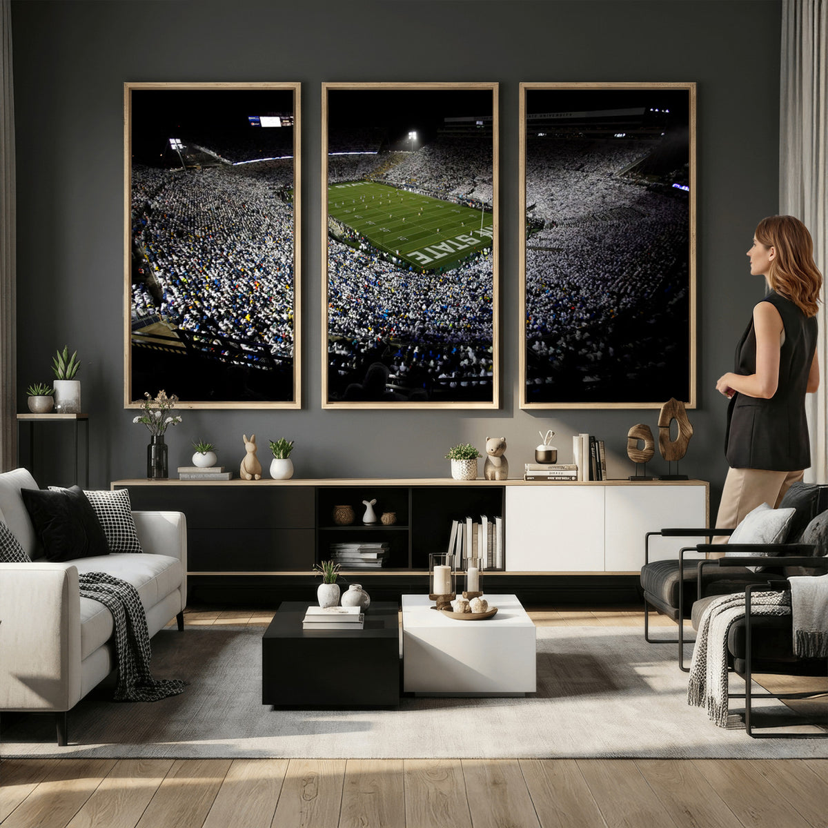 96825-MGV-CV-36X24 - Penn State Football Stadium Wall Art - Beaver Stadium Canvas Print