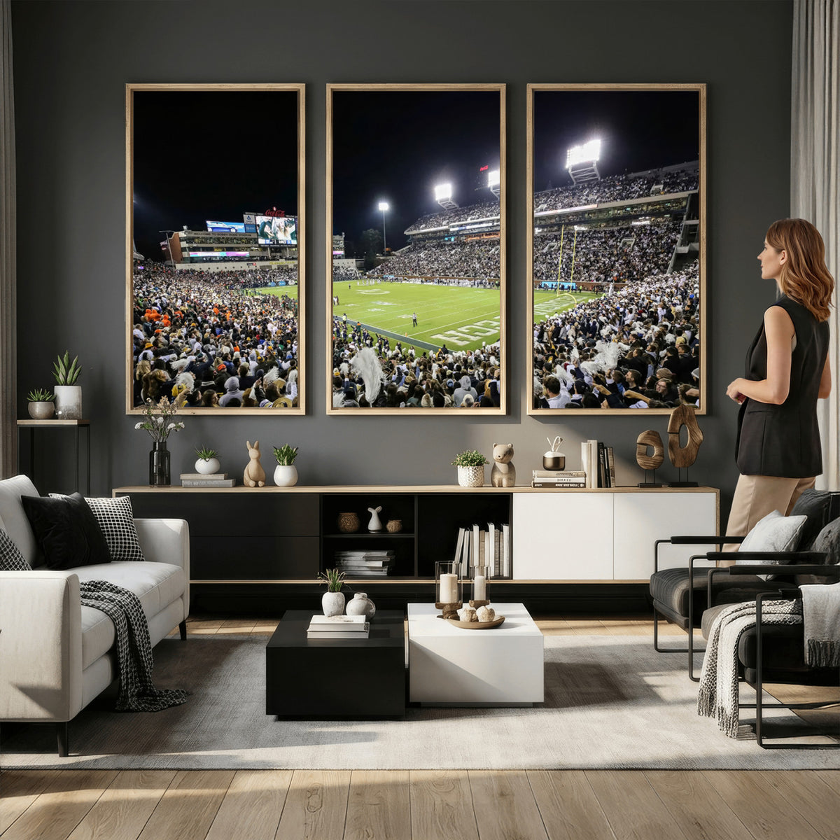 49339-MGV-CV-36X24 - Georgia Tech Yellow Jackets Football Team Print, Atlanta