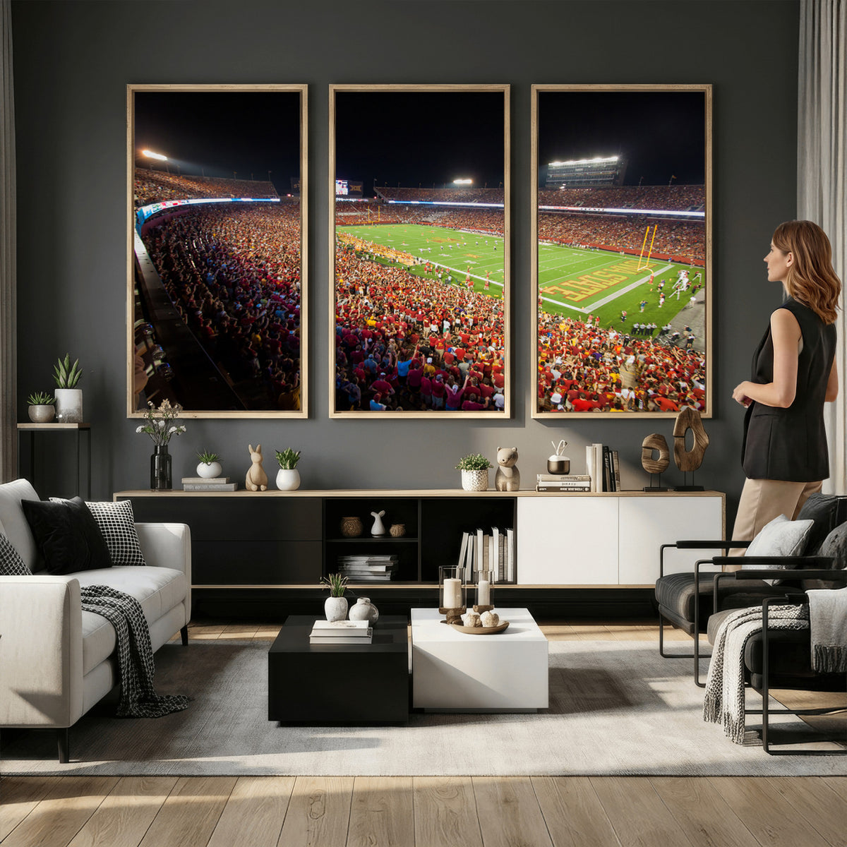 35139-MGV-CV-36X24 - Iowa State University Cyclones Canvas Print, Jack Trice Stadium