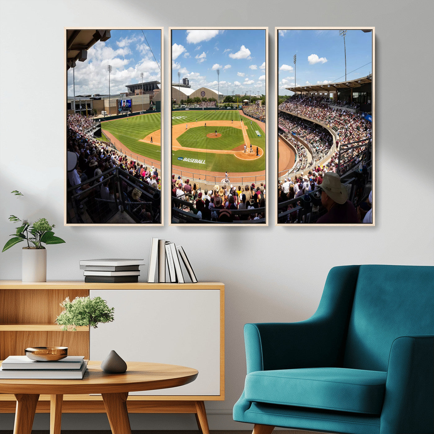 MGV-FC-48X32-3P - The Texas A&M University Aggies Athletics Team Print - College Station Kyle Field Wall Art Canvas