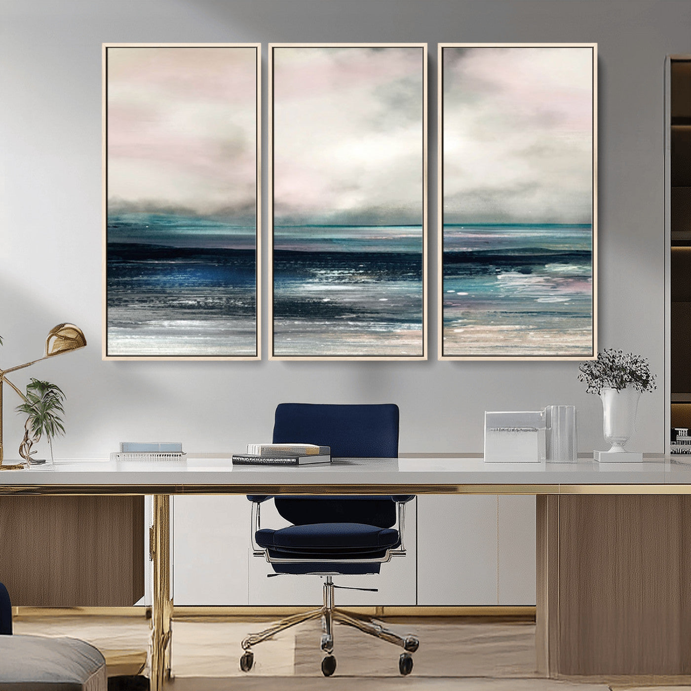MGV-FC-48X32-3P - Contemporary Abstract Wall Art Canvas Print