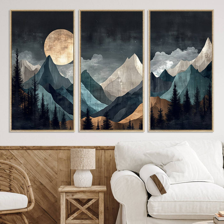 Framed Wall Art Canvas Print