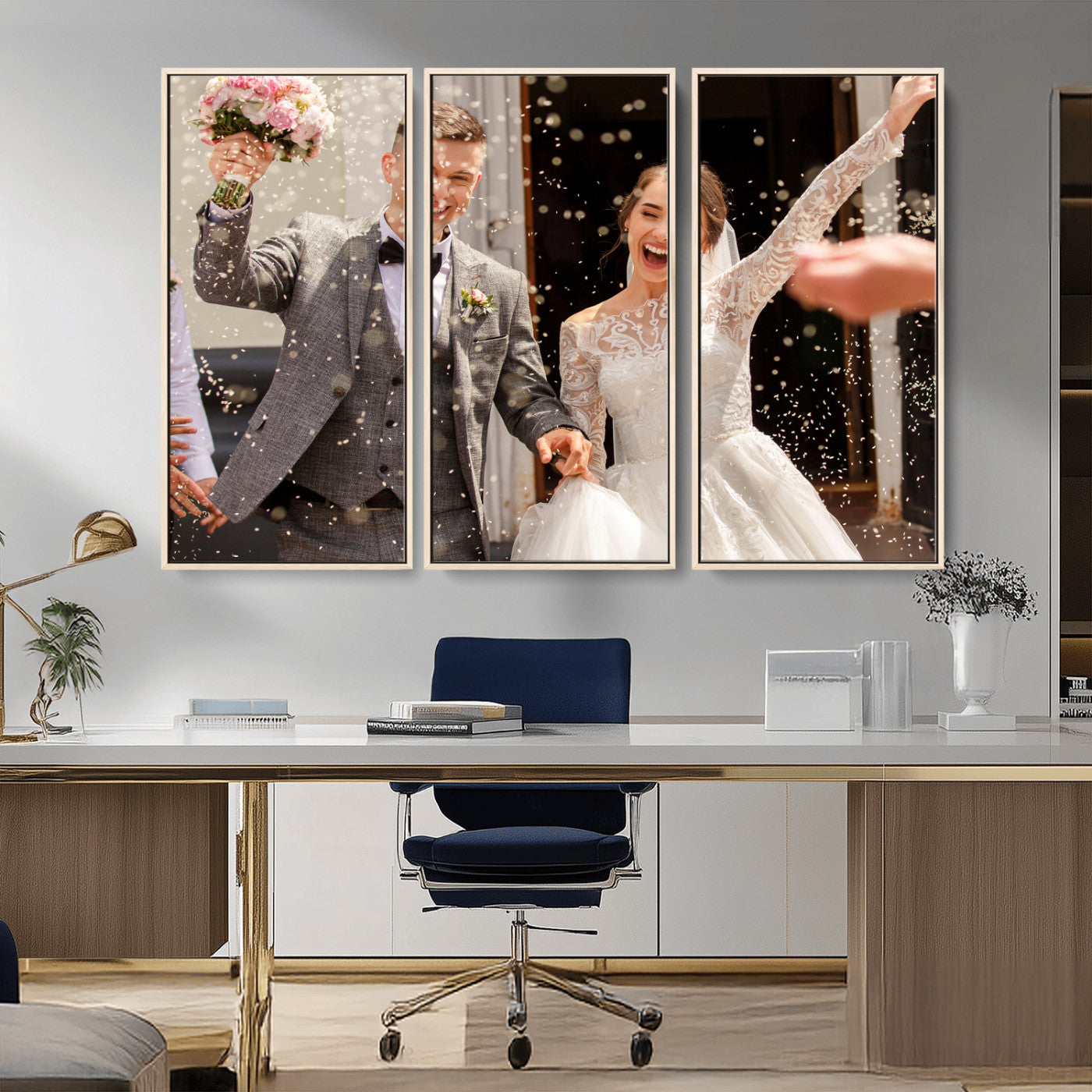 Framed Create Your Canvas Print - Personalized Wall Art for Home Decor Wall Art Print, Create Your Own Photo Canvas Print