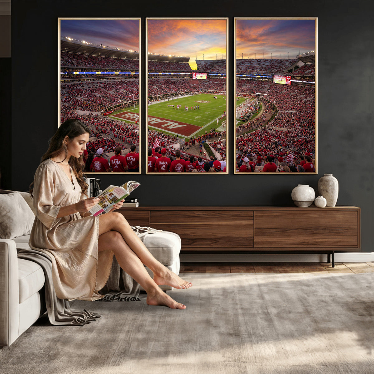 41995919-MGV-CV-36X24 - Stadium Wall Art Canvas Print