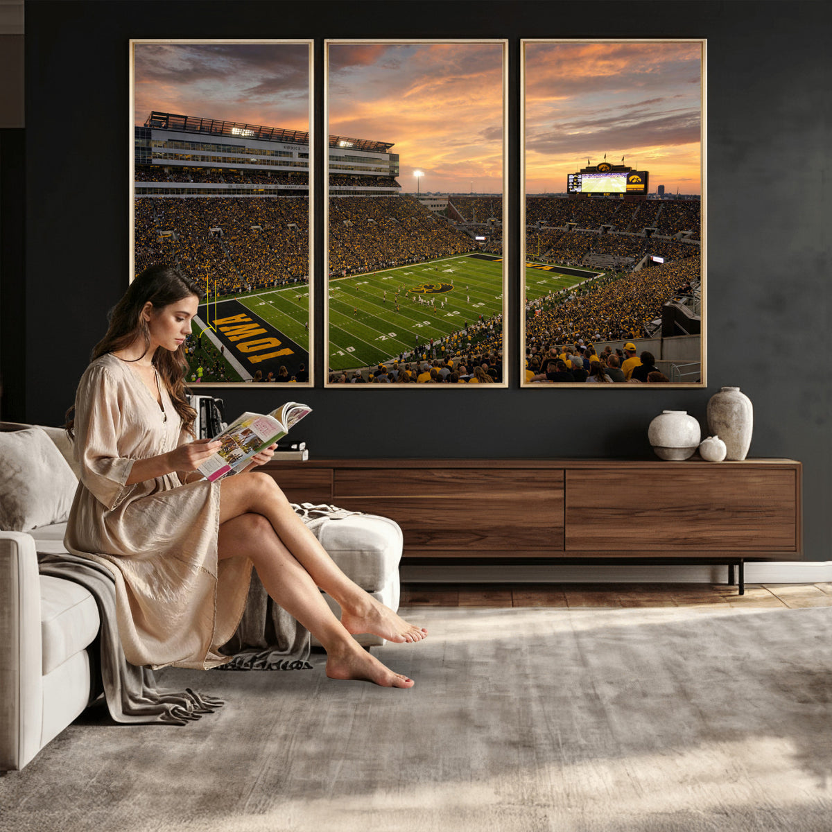 84993181-MGV-CV-36X24 - Stadium Wall Art Canvas Print