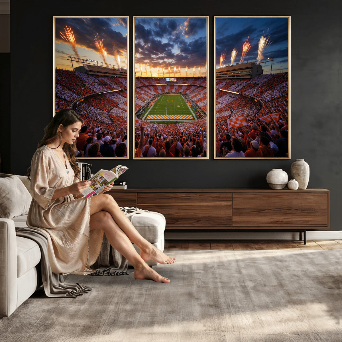 29672818-MGV-CV-36X24 - Stadium Wall Art Canvas Print