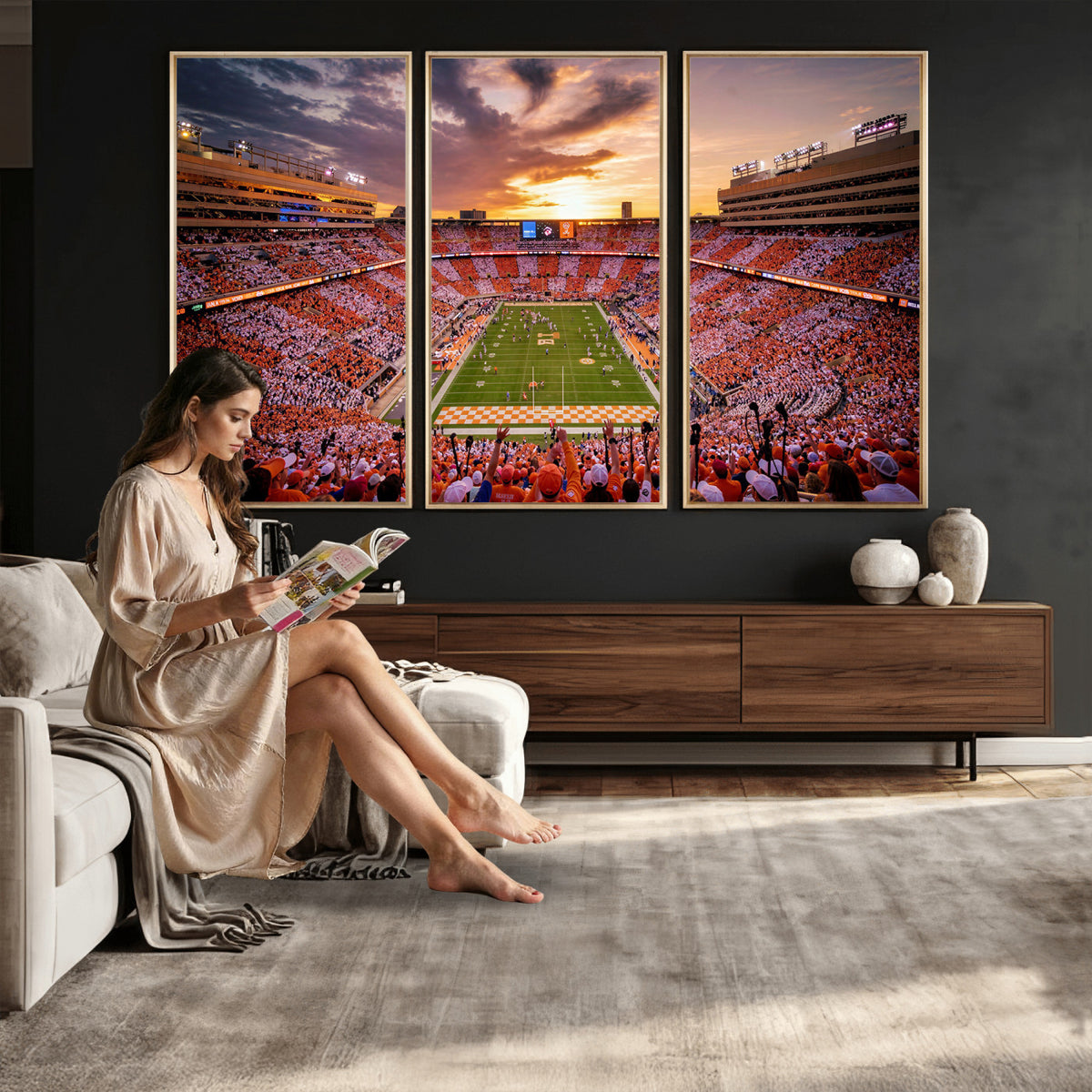 68184875-MGV-CV-36X24 - Stadium Wall Art Canvas Print