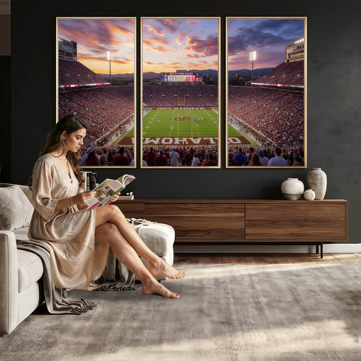 18509931-MGV-CV-36X24 - Stadium Wall Art Canvas Print