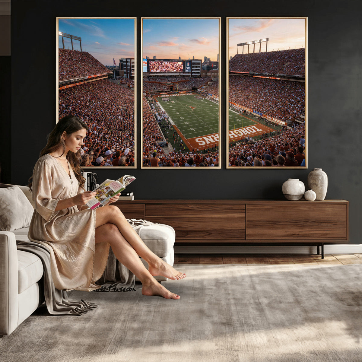 41187139-MGV-CV-36X24 - Stadium Wall Art Canvas Print