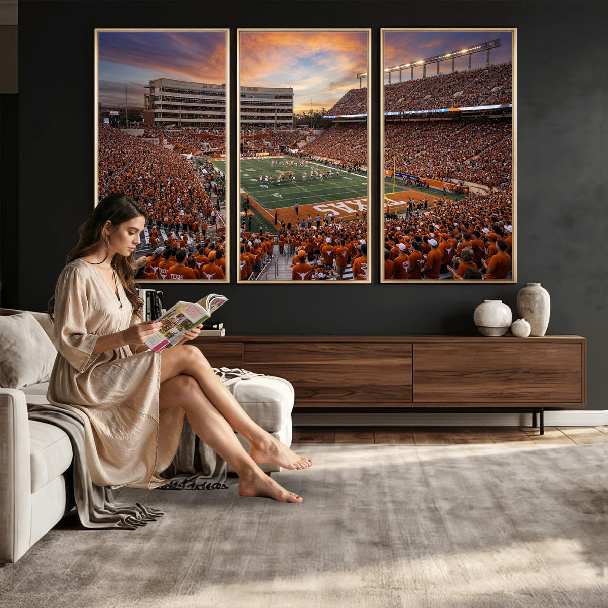 23560699-MGV-CV-36X24 - Stadium Wall Art Canvas Print