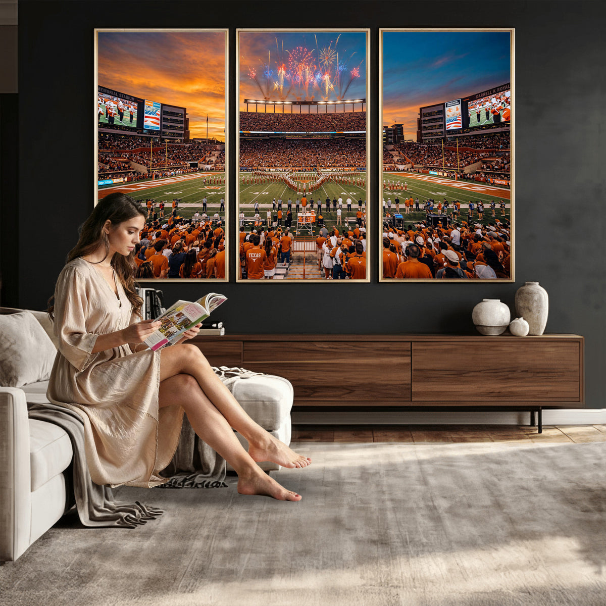 75031291-MGV-CV-36X24 - Stadium Wall Art Canvas Print