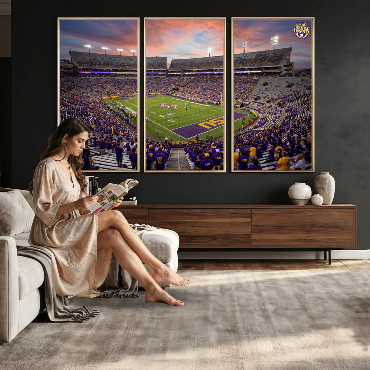 20281385-MGV-CV-36X24 - Stadium Wall Art Canvas Print