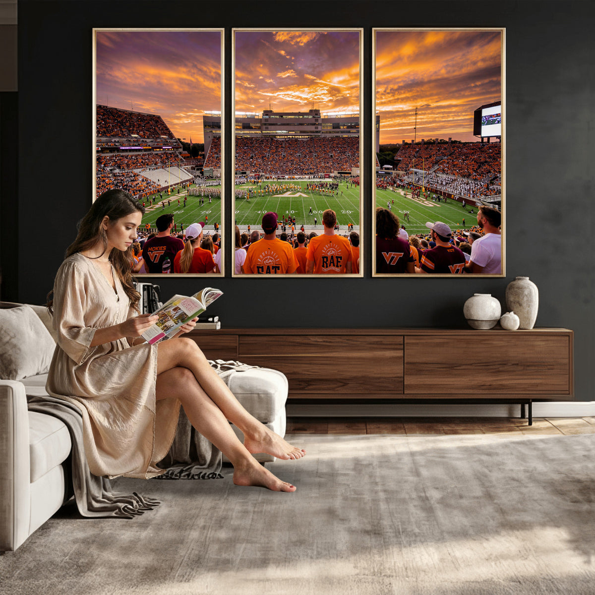 25873880-MGV-CV-36X24 - Stadium Wall Art Canvas Print