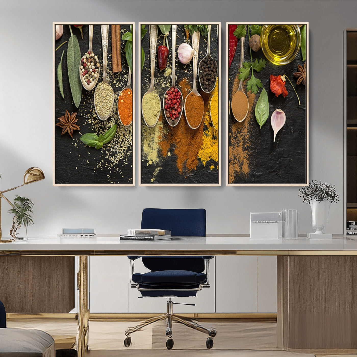 MGV-FC-48X32-3P - Spices Wall Art Canvas Print