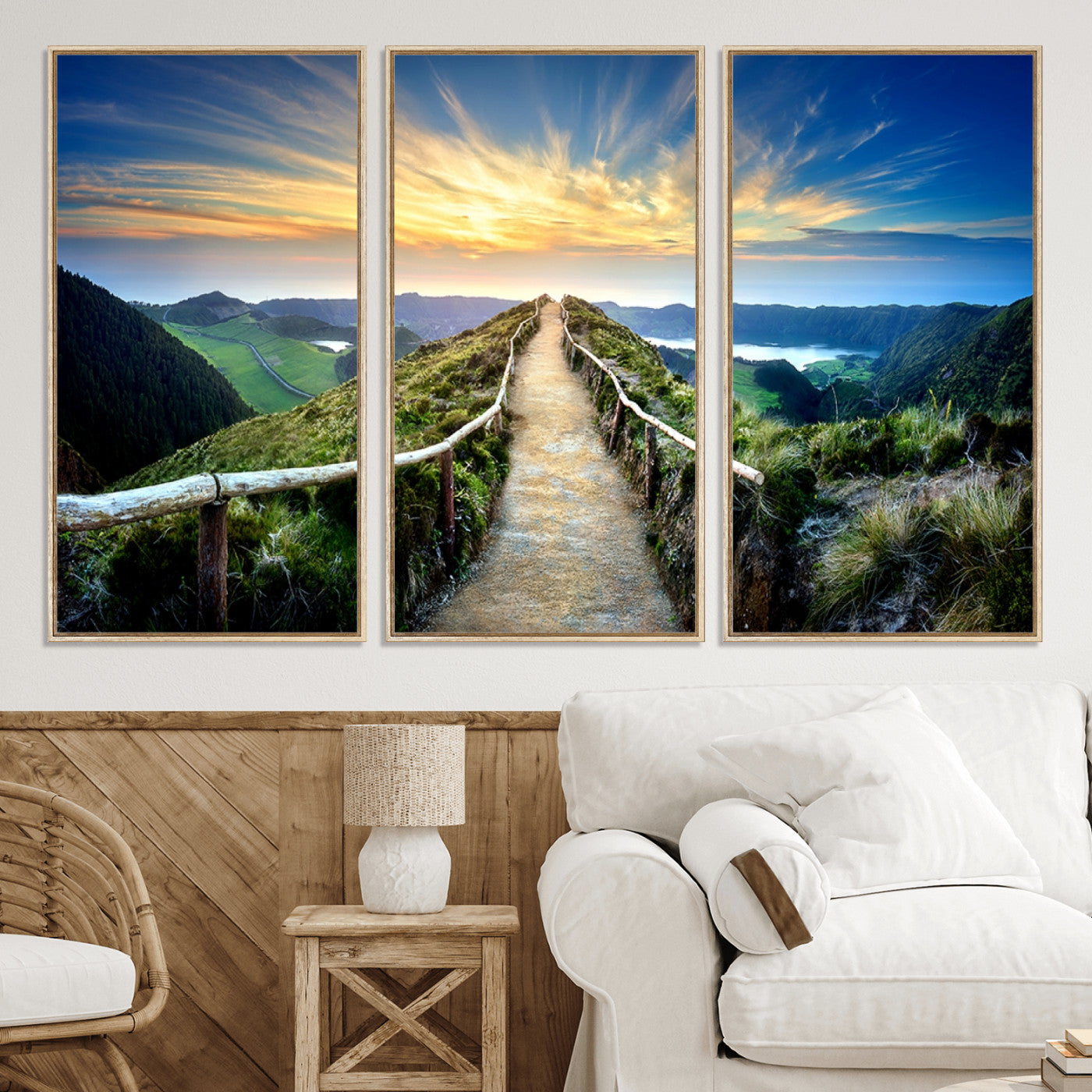 58887-MGV-CV-36X24-Mountain Landscape Wall Art Canvas Print